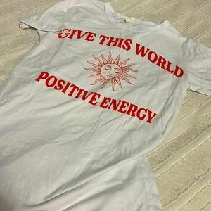 Positive energy tee